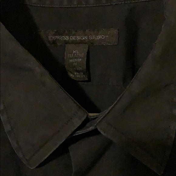Vintage Express Mens XL Dress Top - Picture 2 of 2
